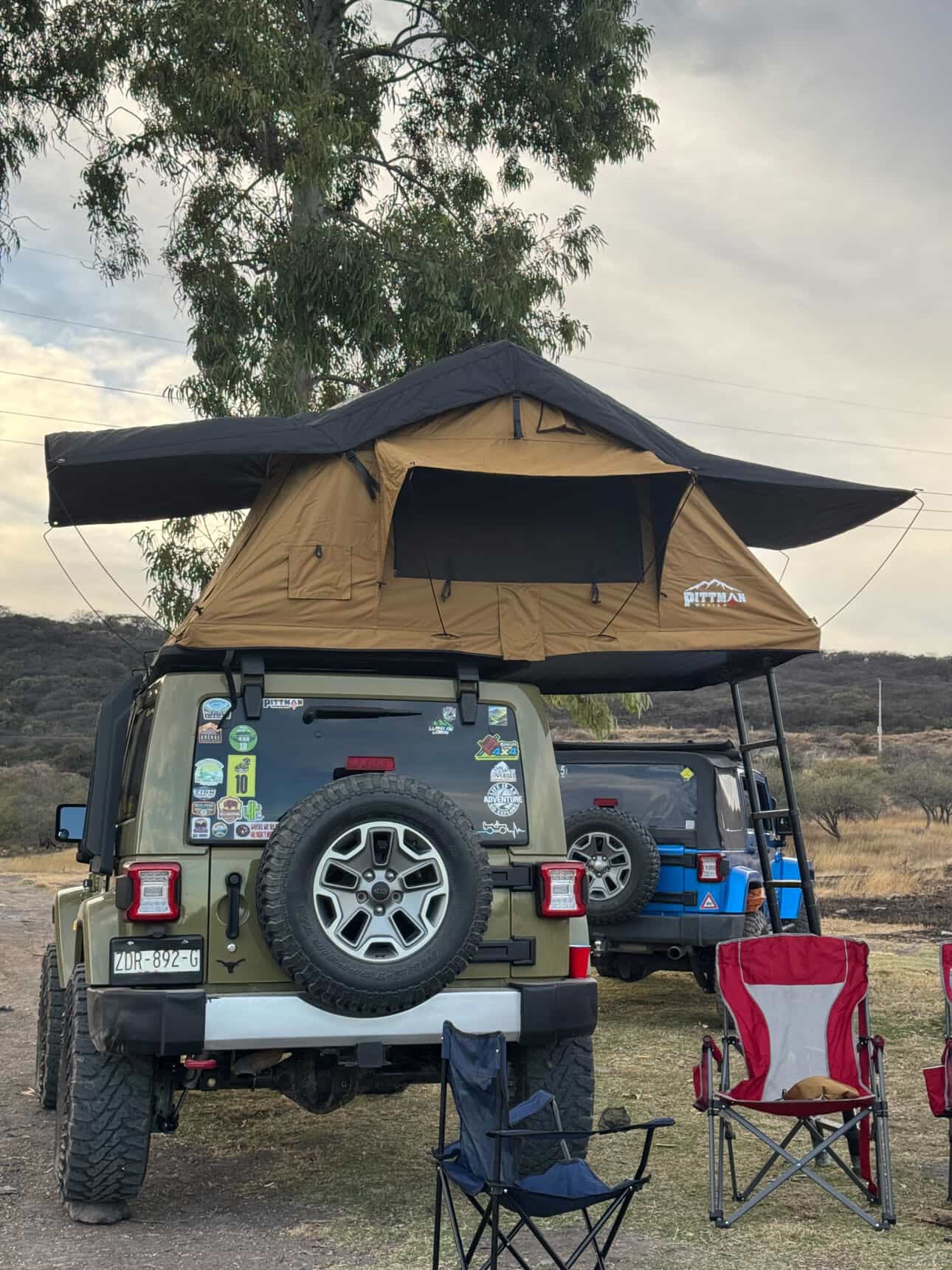 Casa de camping para techo de auto 1.4