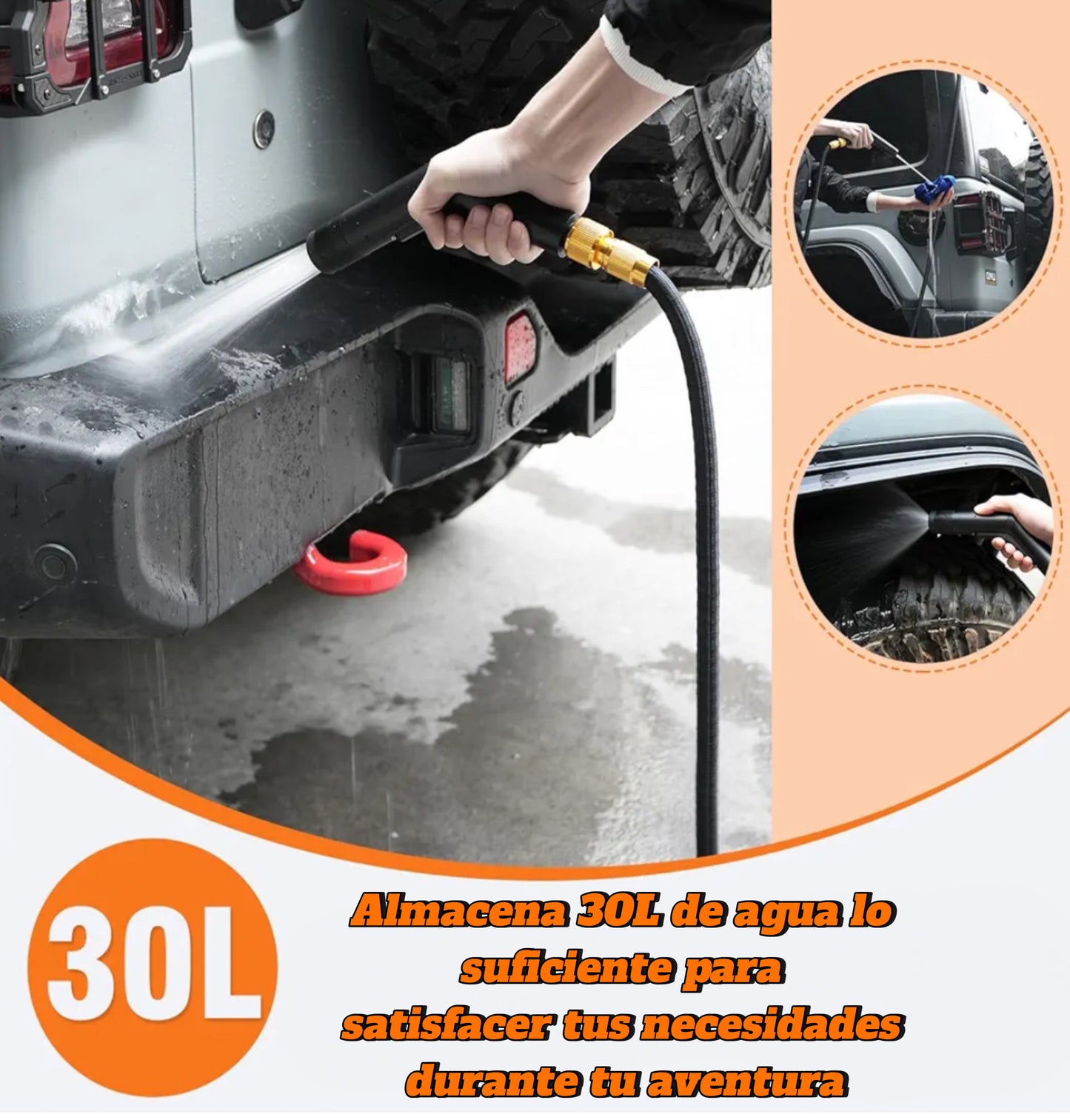 1 Tanque De Agua 30L con Bomba Integrada