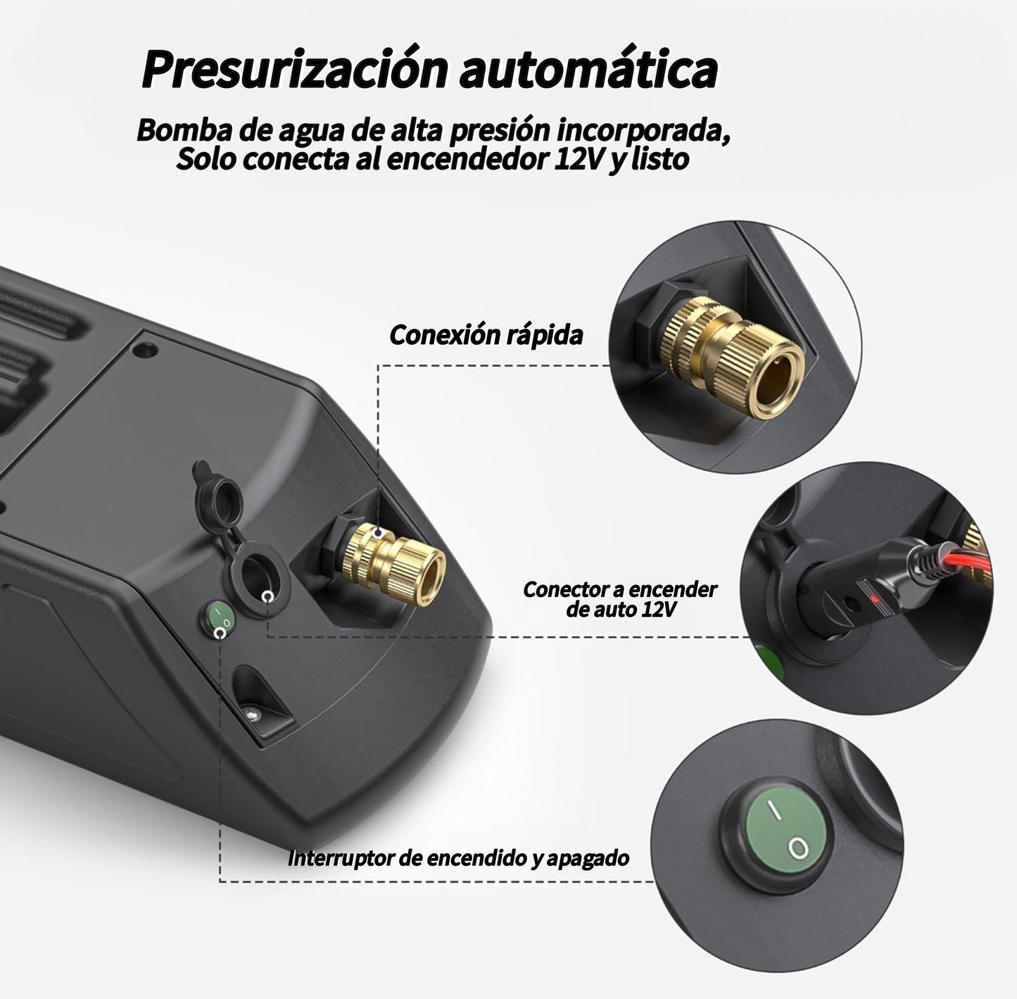 1 Tanque De Agua 30L con Bomba Integrada